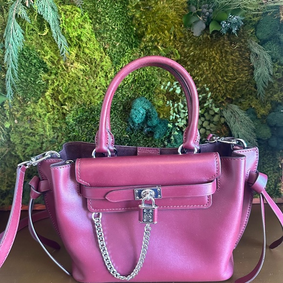 MICHEAL KORS Hamilton Legacy Large Leather  Belted Satchel - Picture 8 of 8